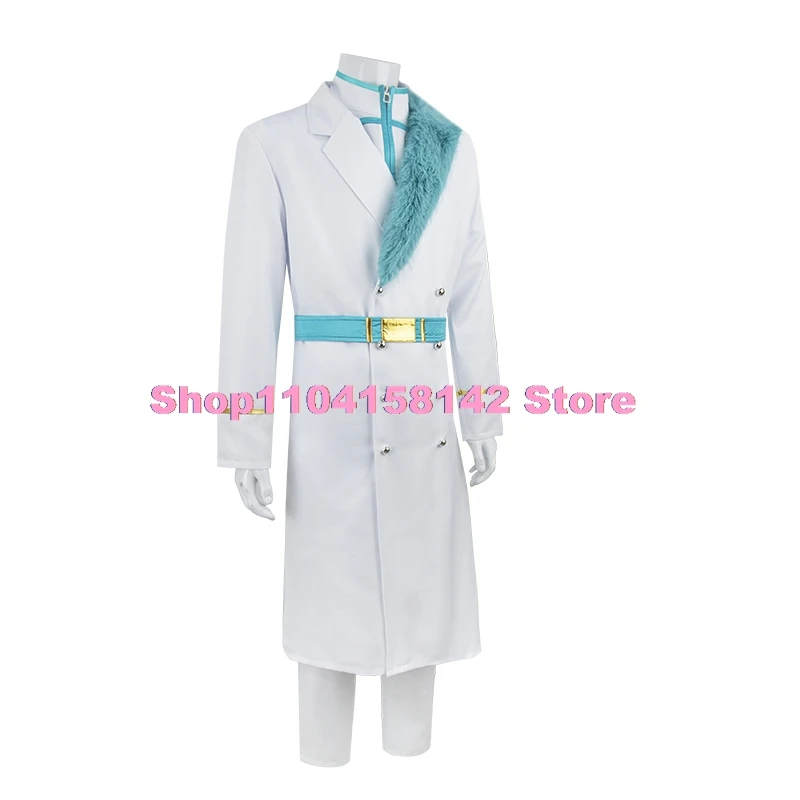 Аниме BLEACH Jugram Haschwalth Косплей Костюм Stern Ritter парик белая военная форма пальто