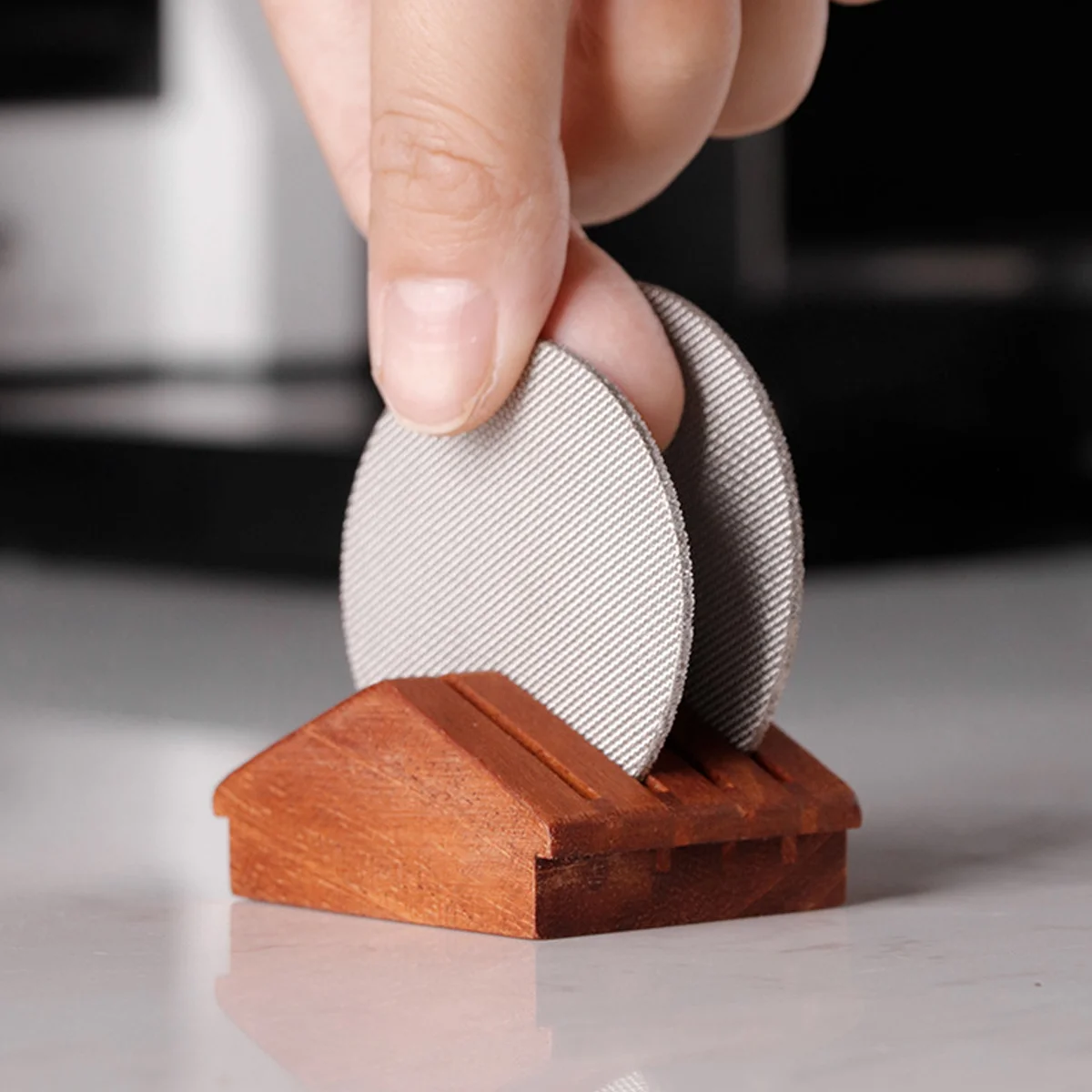 Многоразовый деревянный держатель фильтра для кофе бренда Espresso Leeseph подходит