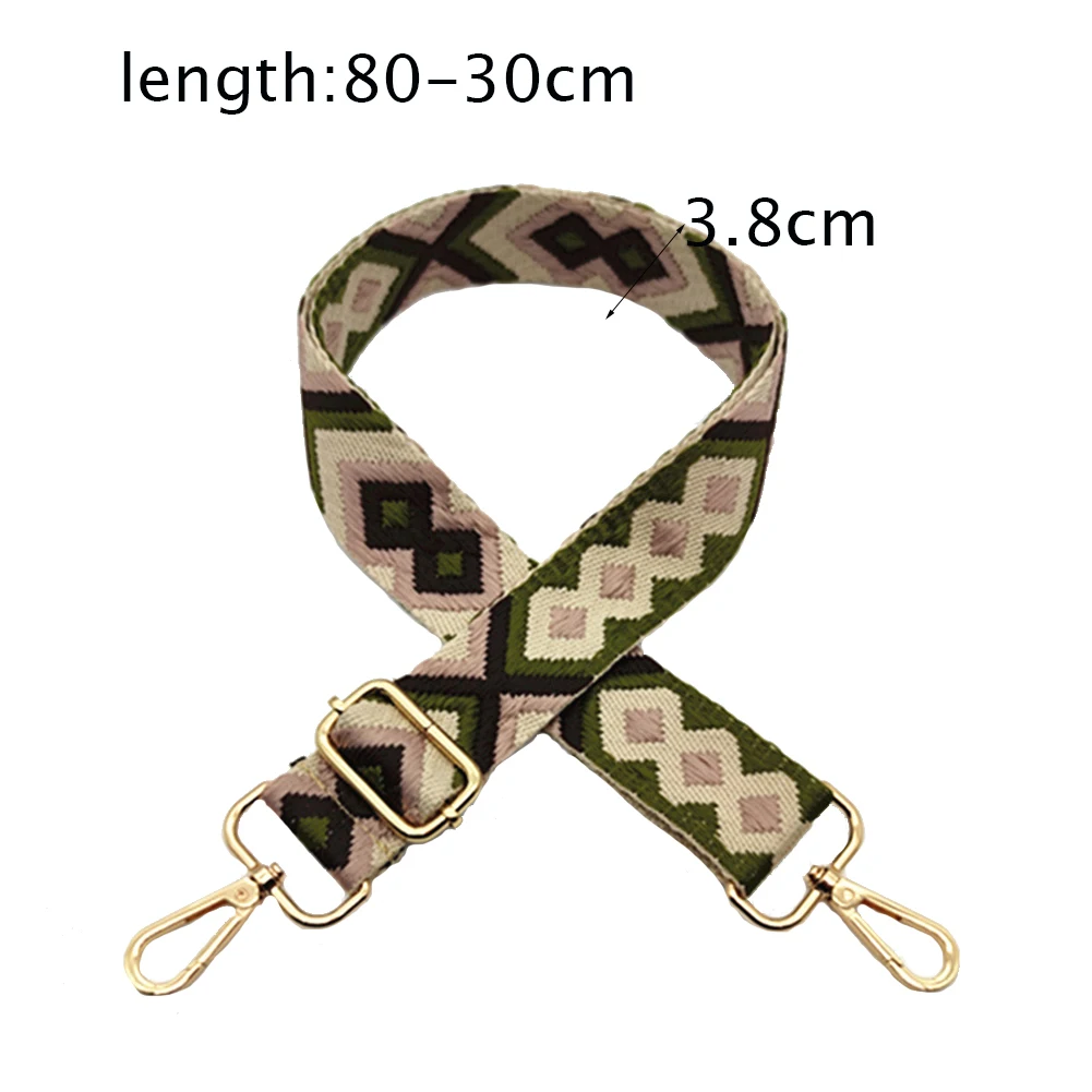 Bag accessories Wide Bag Belt Color Bag Shoulder Strap Diamond Strap Adjustable Shoulder Straps Color Bag Belt