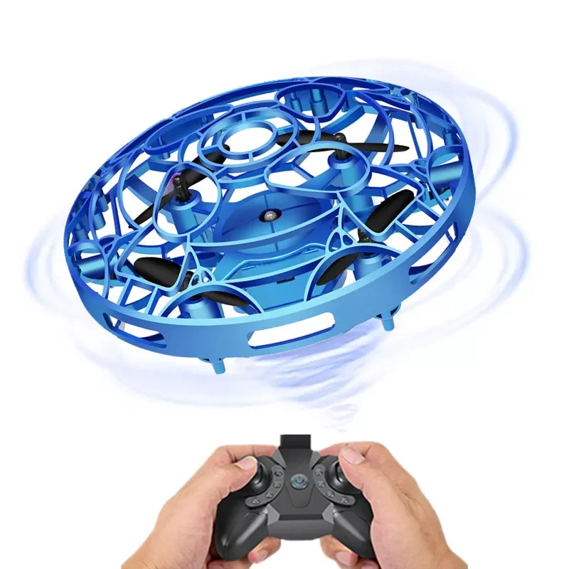 

5CH Flying UFO RC Drone Electronic Quadcopter Model Led Hand Sensing Induction RC Aircraft For Children Toys Gift