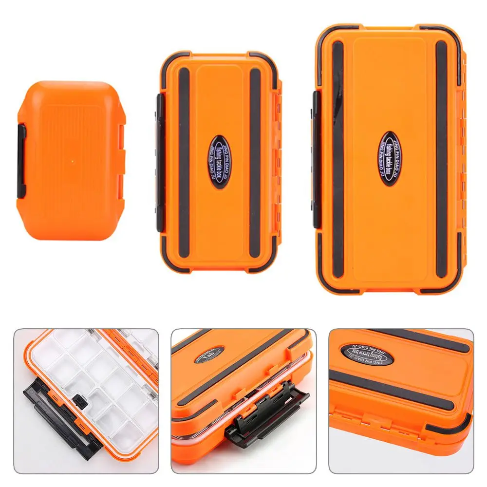 

Adjustable Fishing Lure Square Plastic Spoon Hook Tool Fish Accessory Boxes Storage Case Fishhook Tackle Box