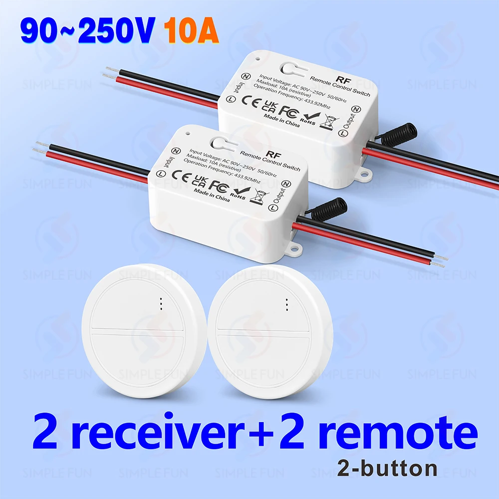 

Беспроводной пульт дистанционного управления SLMPLEFUN для умного выключателя света