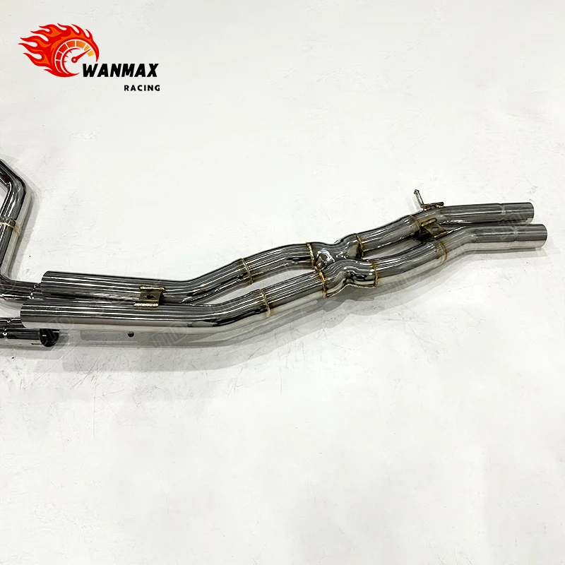 Выхлопная система Performance для S8 4.0T V8, полная система Cat-Back из нержавеющей стали 304SS с управлением клапанами, улучшенная отдача дроссельной заслонки и звук (art.: 3920d9659cccb) - 3920d9659cccb