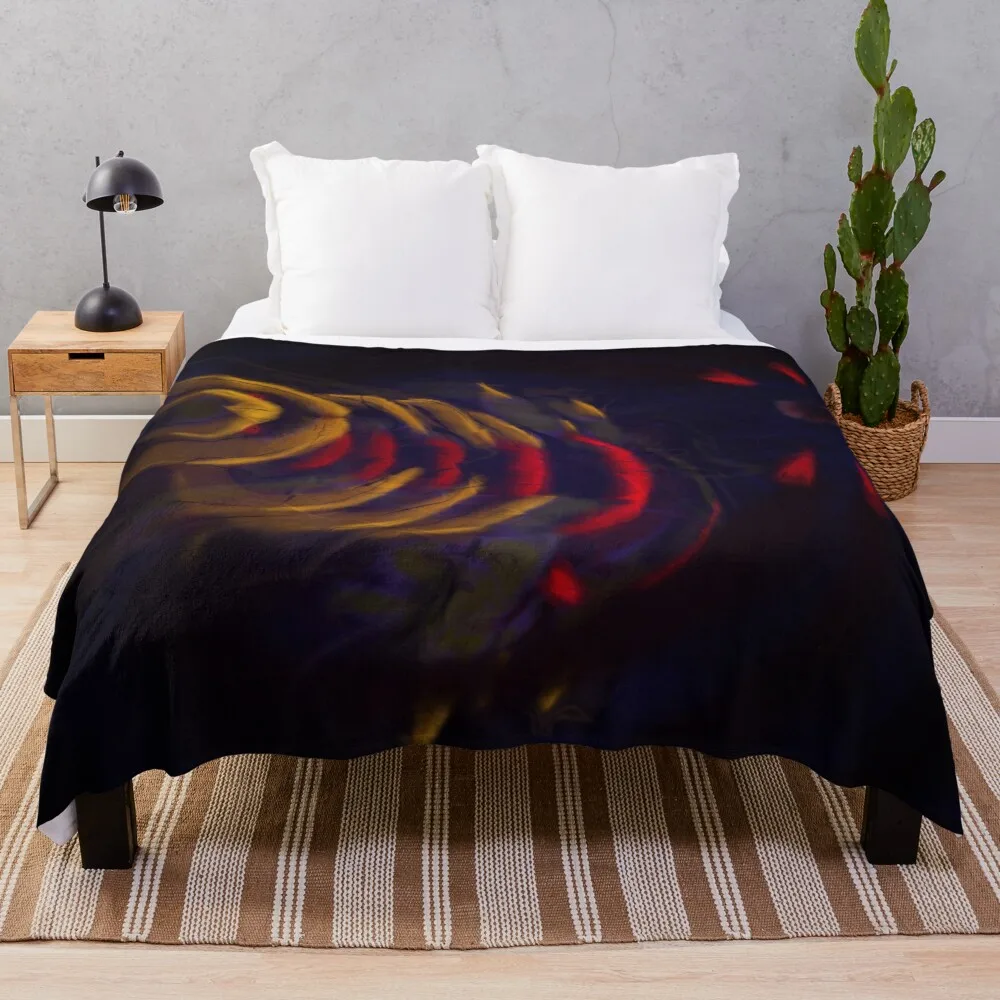 

Distortion World Throw Blanket blanket for travel light beautiful blankets