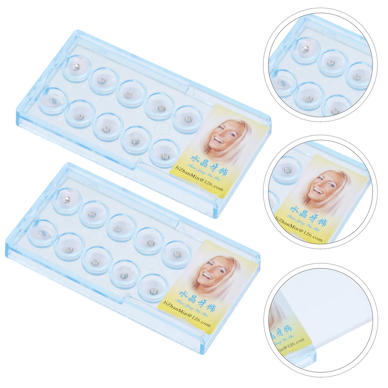 

20 шт., Набор круглых украшений для ногтей