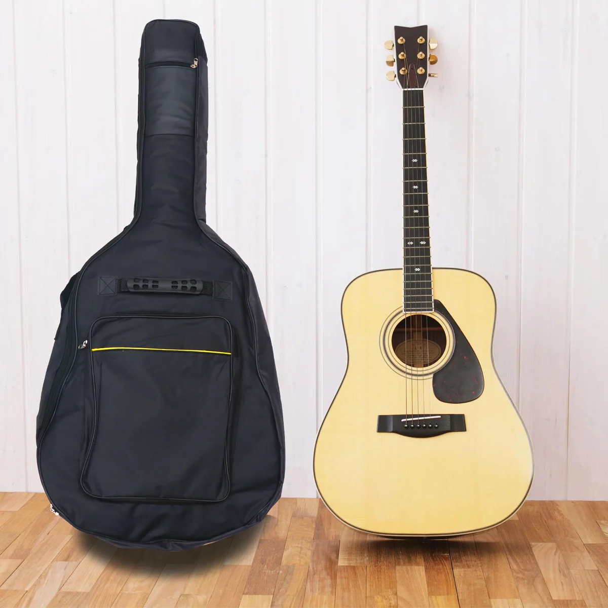 

40/ 41Inch Acoustic Guitar Bag, Adjustable Shoulder Guitar Backpack Oxford Cloth Waterproof Material Guitar Backpack for Guitar