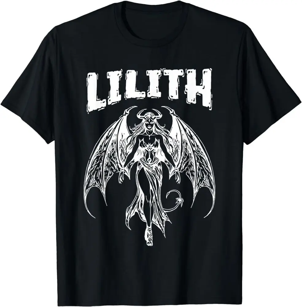 Футболка Lilith с изображением мифического демона для женщин и мужчин летние