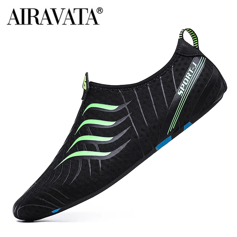 Men Women Water Shoes Breathable Beach Wading Shoes Lightweight Nonstop Slip on Sneakers Zapatillas Hombre