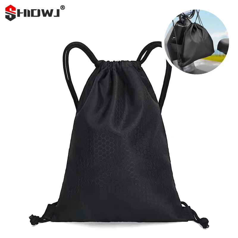 

Motorcycle Helmet Bag Single Rope Draw Pocket for Scooter Moped Bike Full Half Helmet Lid Protect Bag
