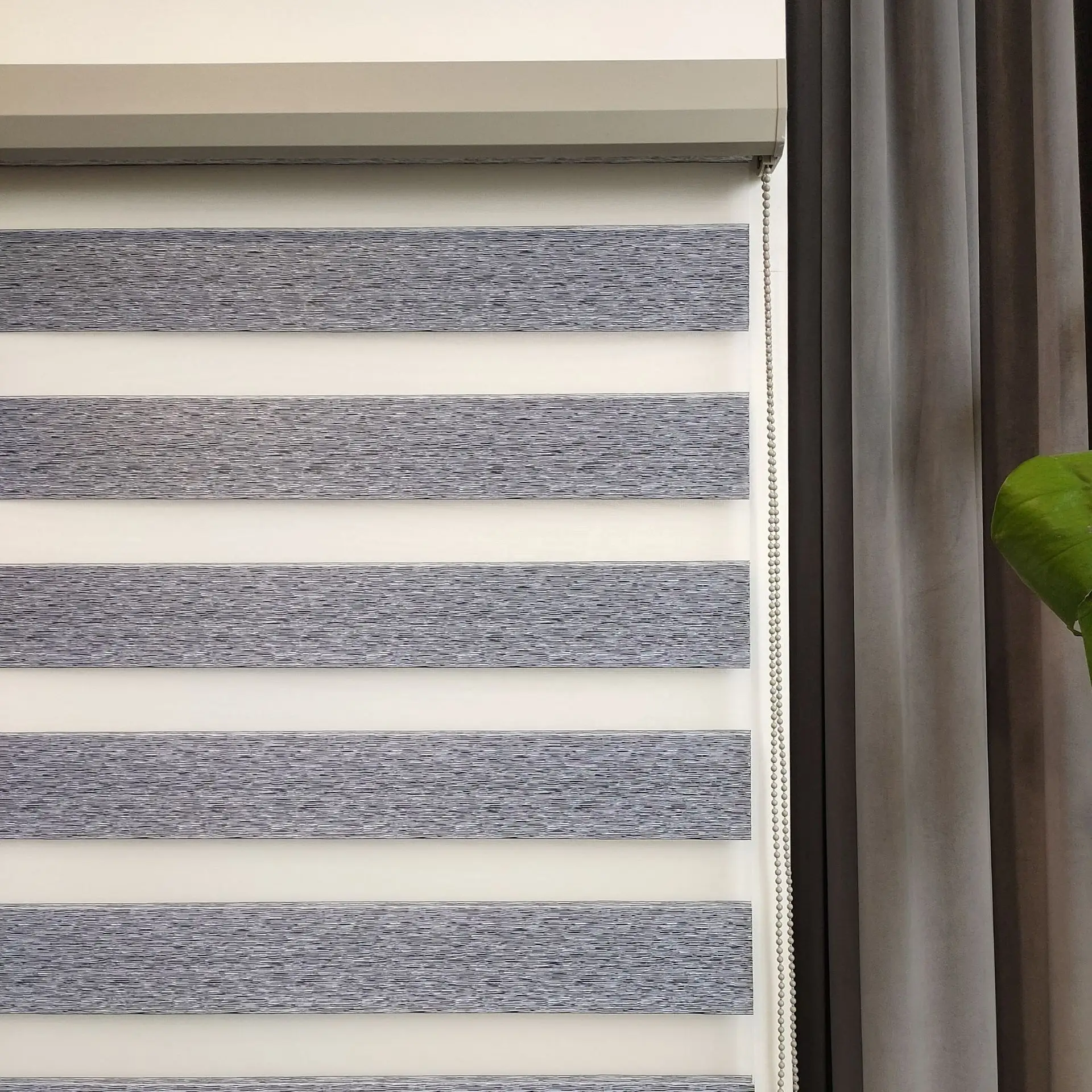 

Custom Size Waterproof Zebra Blinds Shades Blinds Double Layer Roller Blinds Bathroom Black Out Windows Shades