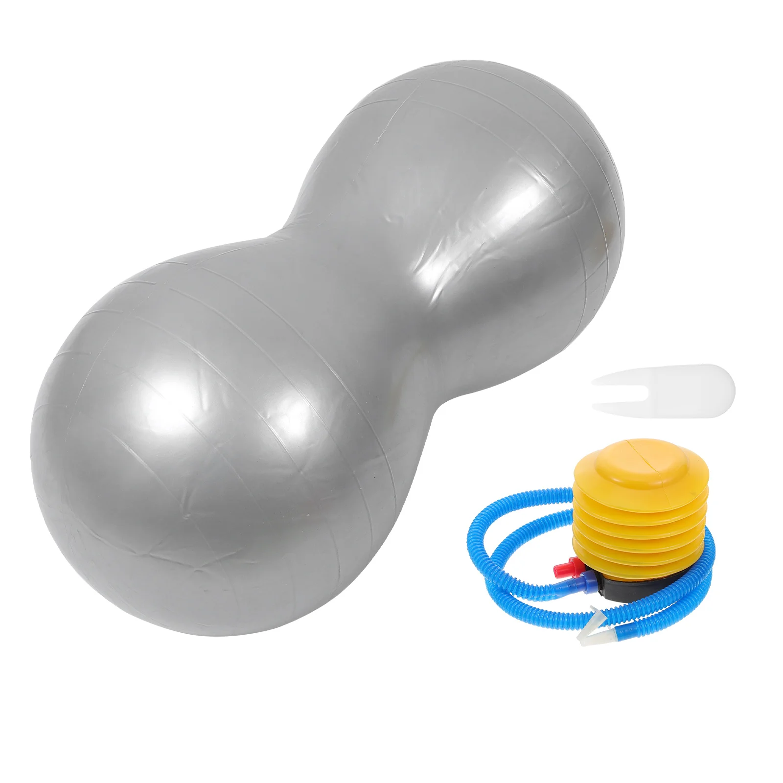 

1 Set PVC Yoga Peanut Balls Yoga Balls with Inflator Thicken Fitness Balls