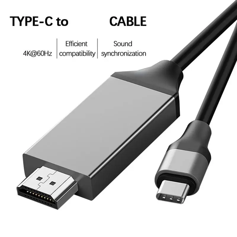 

Premium Car Type C To HDMIAdapter 4K High Quality USB C To HDMIConverter Universal Convenient Car Display Connector Accessory