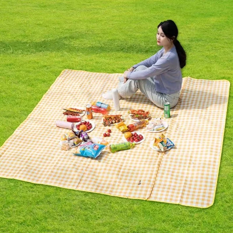 

Коврик для пикника на улице, влагостойкий коврик, портативный коврик для кемпинга и походов, необходимый для пикника