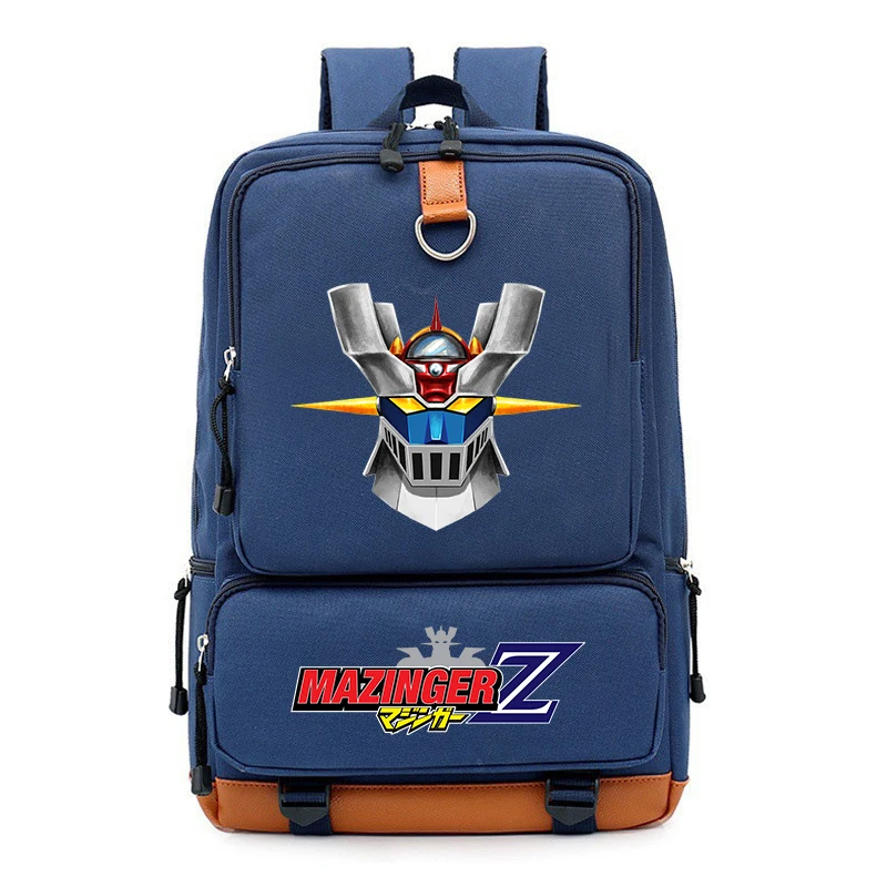 

Anime Backpack Mazinger Z Boys Girls Students School Bag Daily Travel Backpacks Large Capacity Laptop Bookbag Mochila