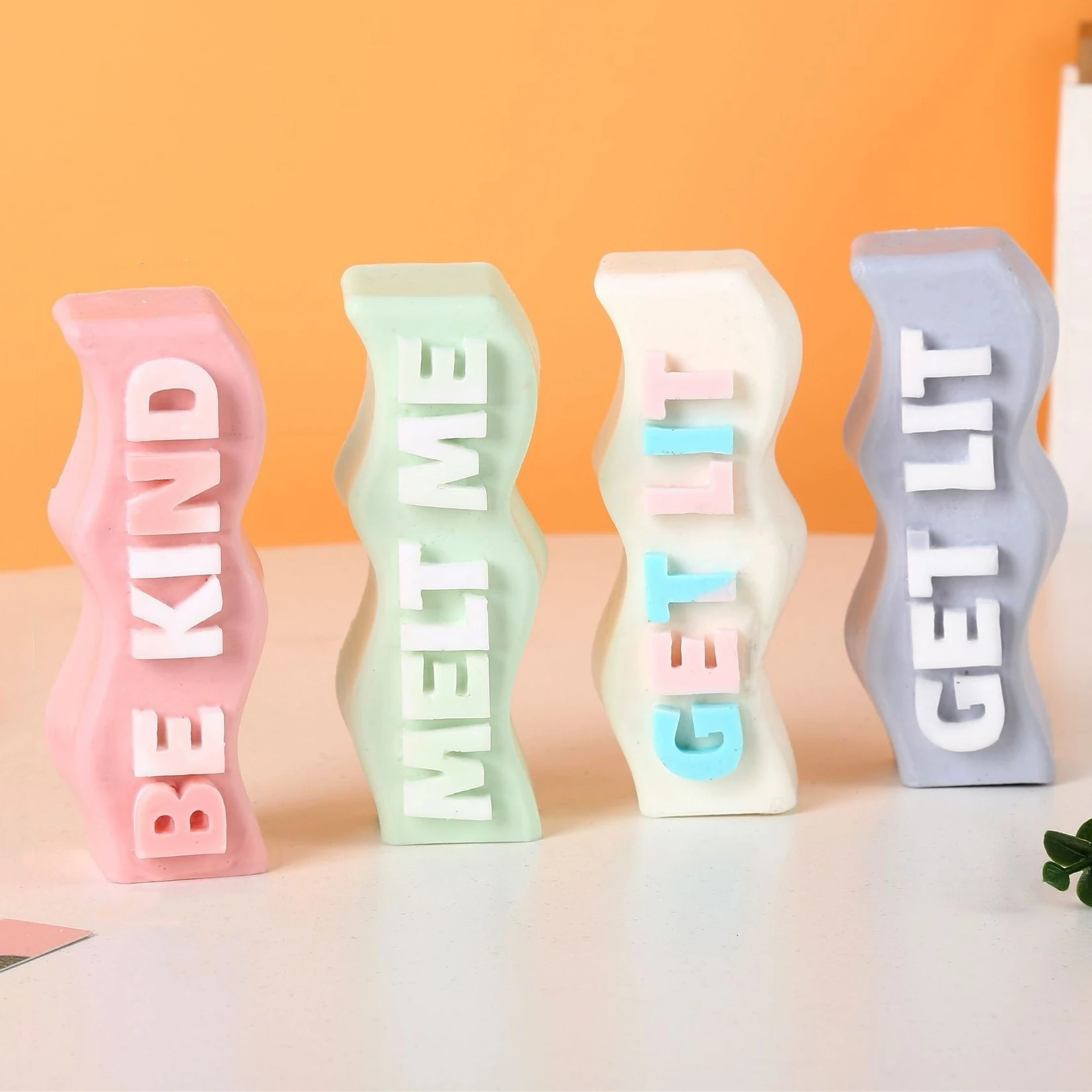 Силиконовая форма для ароматизированных свечей на День святого Валентина 3D