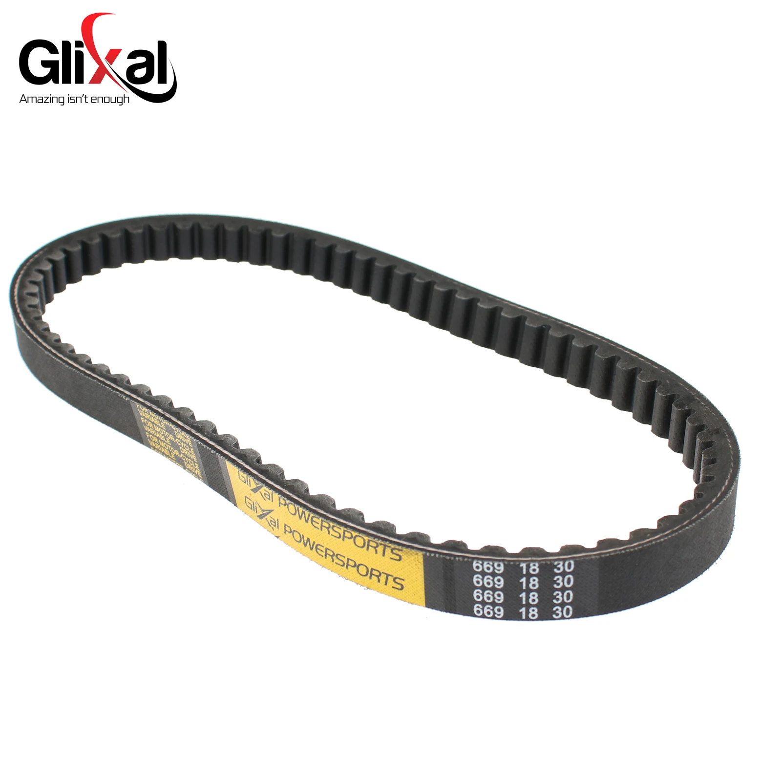

Glixal GY6 49cc 50cc 80cc 100cc 669-18-30 Приводной ремень CVT для китайского скутера, мопеда, квадроцикла, картинга 139QMB 139QMA, двигатель 669 18 30