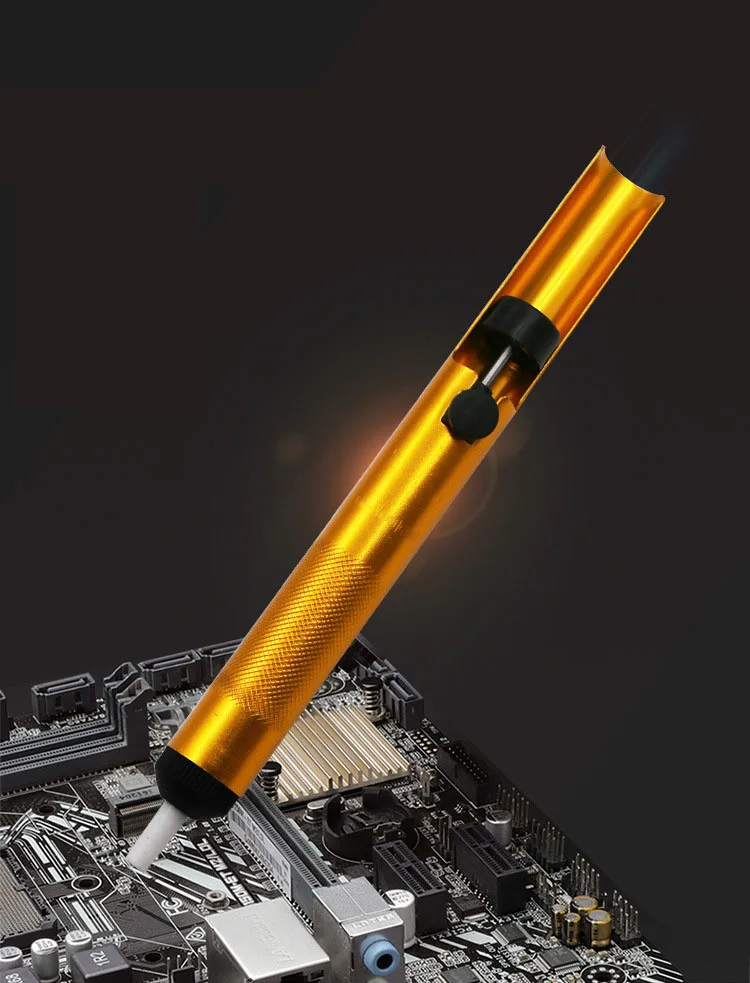 Алюминиевый металлический демонтажный насос всасывающий оловянный пистолет