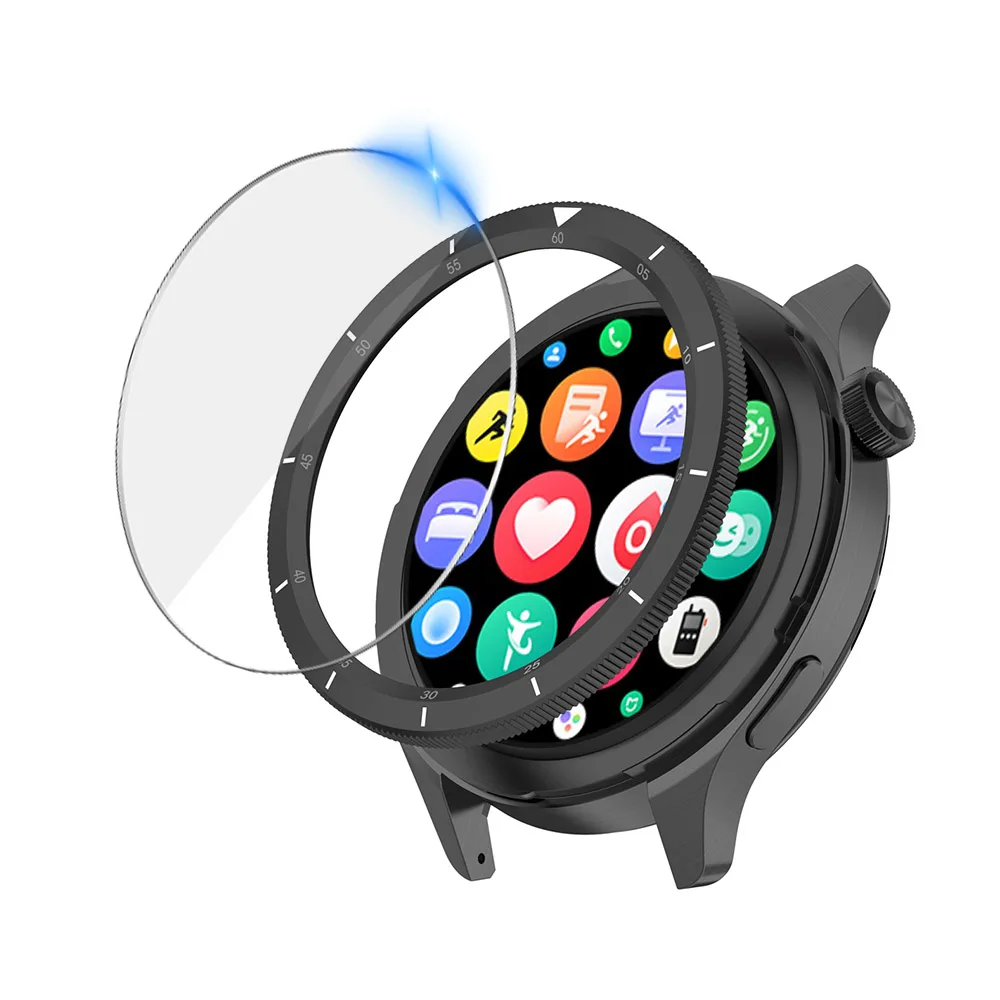 Металлический чехол для Xiaomi Watch S4/S3 Mptionx