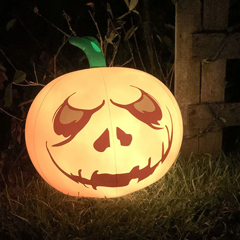 

Уличное украшение на Хэллоуин, большая рождественская Толстая надувная тыква, ПВХ подвеска на Хэллоуин, семейный Декор для дома с привидениями, 2023