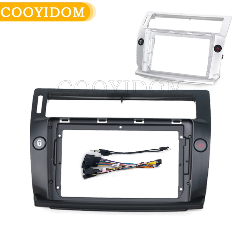 

2 Din 9 Inch Stereo Panel For Citroen C4 C-triunfo C-Quatre 2004-2009 Android Multimedia Player Panel Radio CD DVD GPS Dash kit