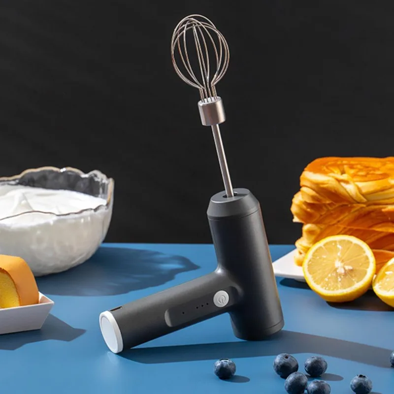 Cordless Mini Mixer Electric Food Mixer Handheld Mixer Egg Beater Foam Machine Automatic Cake Baking Dough Mixer