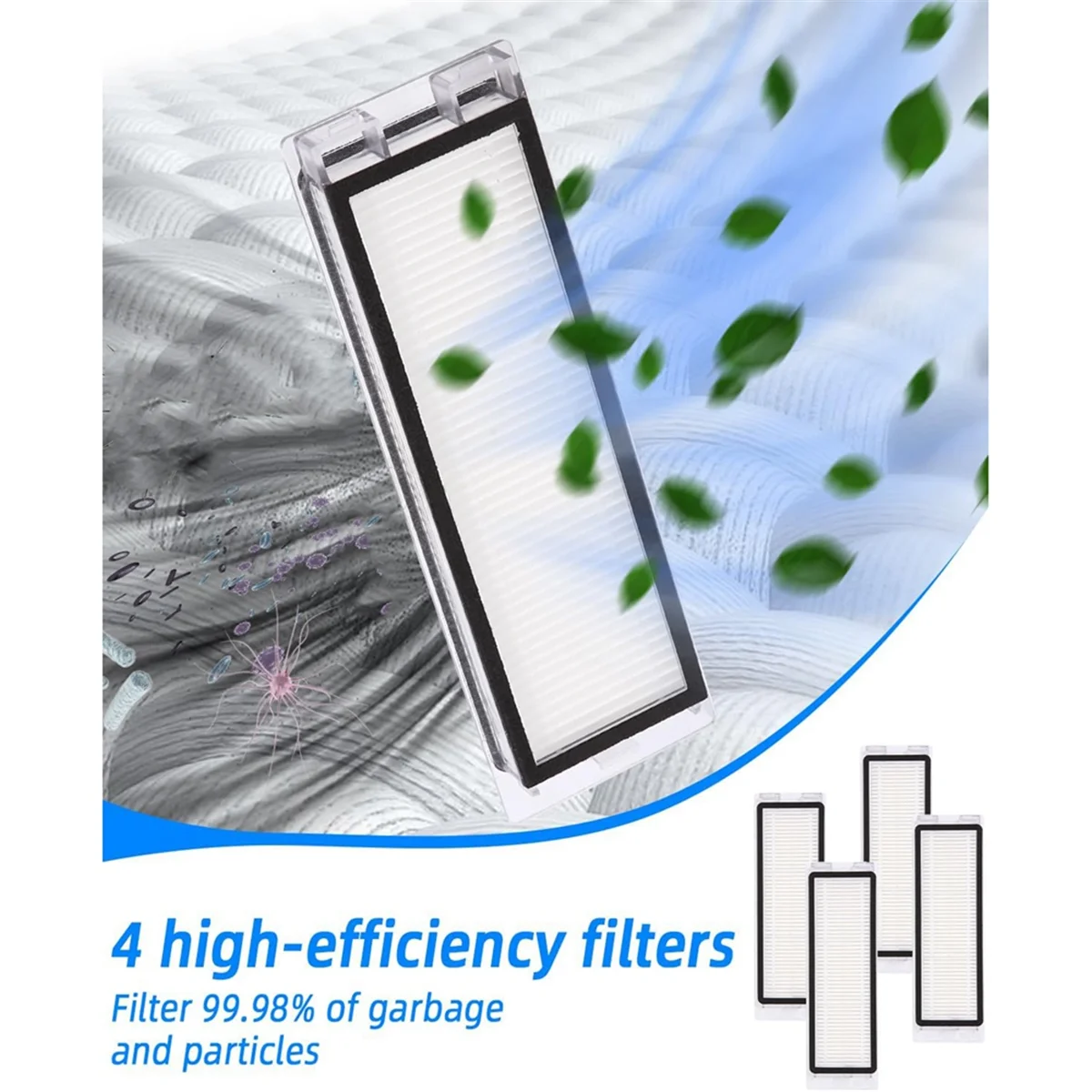 Для Roborock Q Revo PRO/Q S/Q MaxV Детали робота-пылесоса Основная боковая щетка Hepa-фильтр