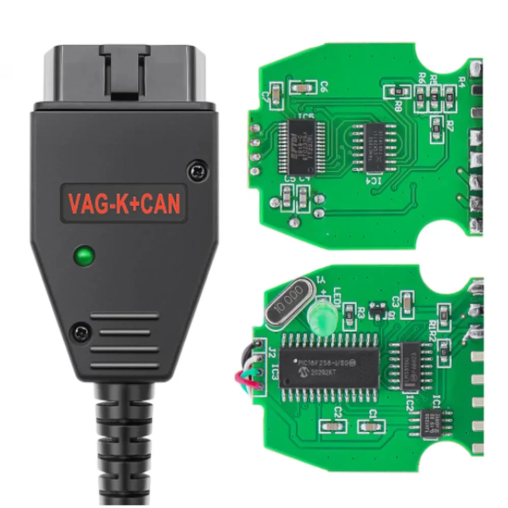 Диагностический сканер VAG K + CAN Commander 1 4 FTDI Obd2 инструмент OBDII COM K-line кабель для