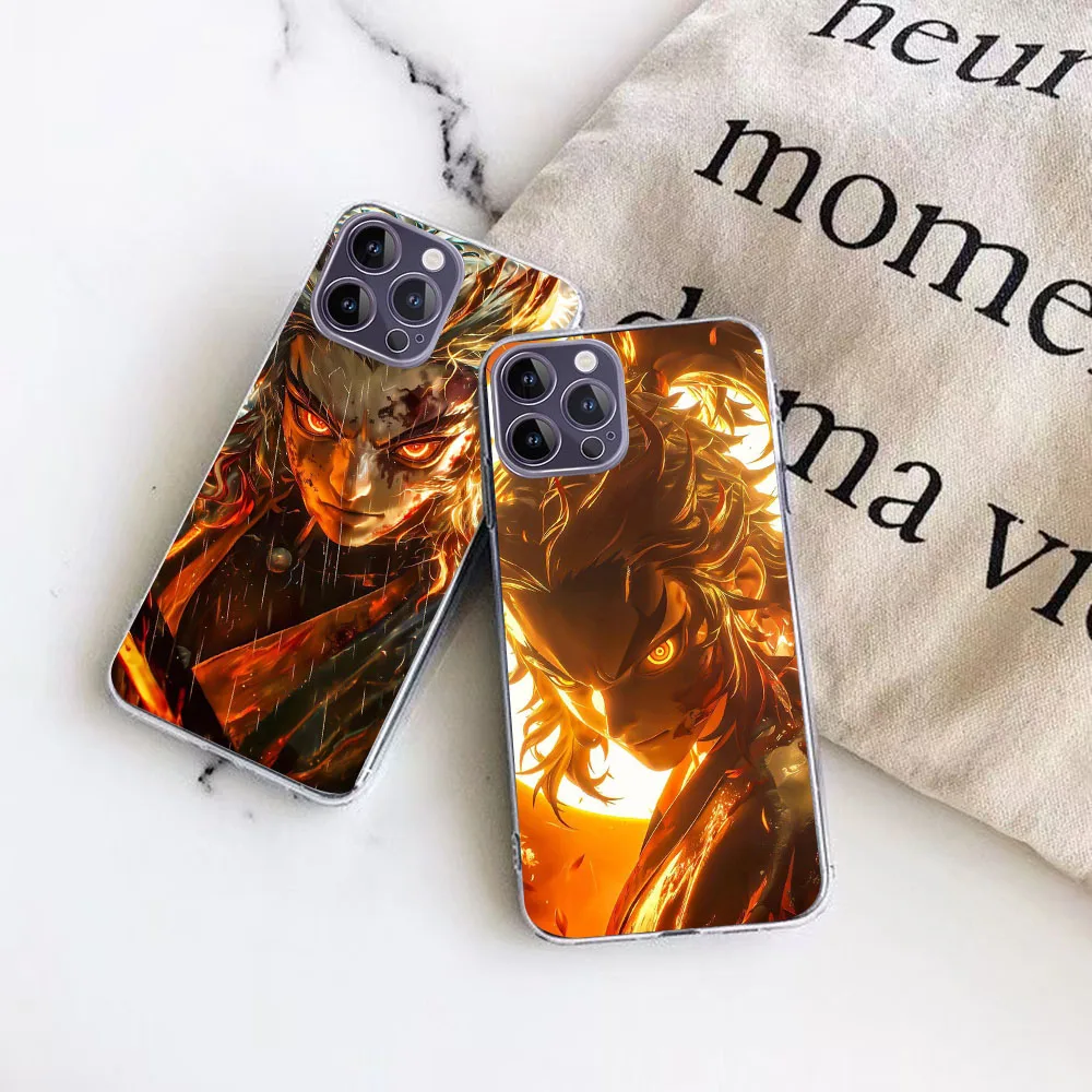 WEA-7 Demon Slayer Transparent Flexible TPU Case For LG K9 10 11 12 22 30 40 41 50 51 61 62 Plus Prime Max