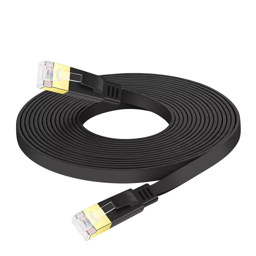 

Плоский Ethernet-Кабель Cat7, высокоскоростной Lan-кабель Cat7 RJ45, сетевой Ethernet-Кабель для маршрутизатора, ПК, ноутбука