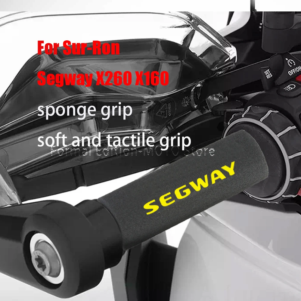 

Motorcycle Sponge Grip Anti scalding Non-slip Motorcycle Grip Cover for Sur-Ron Segway X260 X160