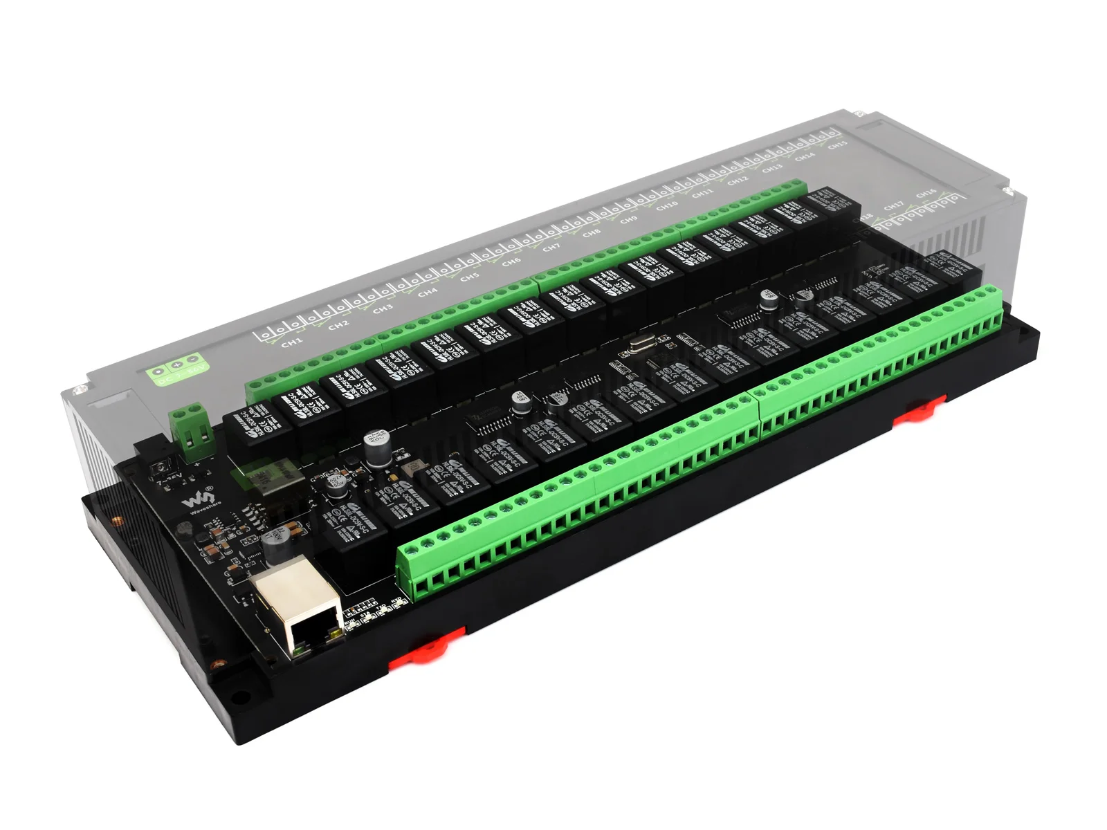 30-канальный релейный модуль Ethernet протокол TCP Modbus RTU/Modbus связь порта PoE с различными