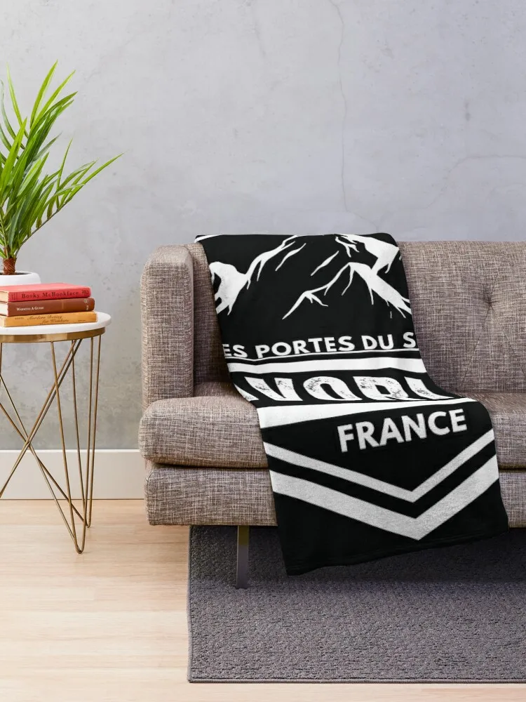 Avoriaz - Portes du Soleil Франция Декоративное одеяло Самые мягкие красивые одеяла