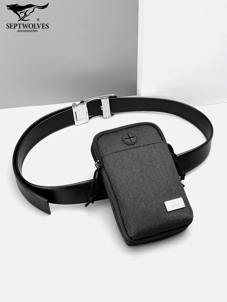 

Mobile Phone Bag for Men Belt Waist Belt Waist Bag Multi-Functional Men's Work Site Work Small Vertical small coin purse