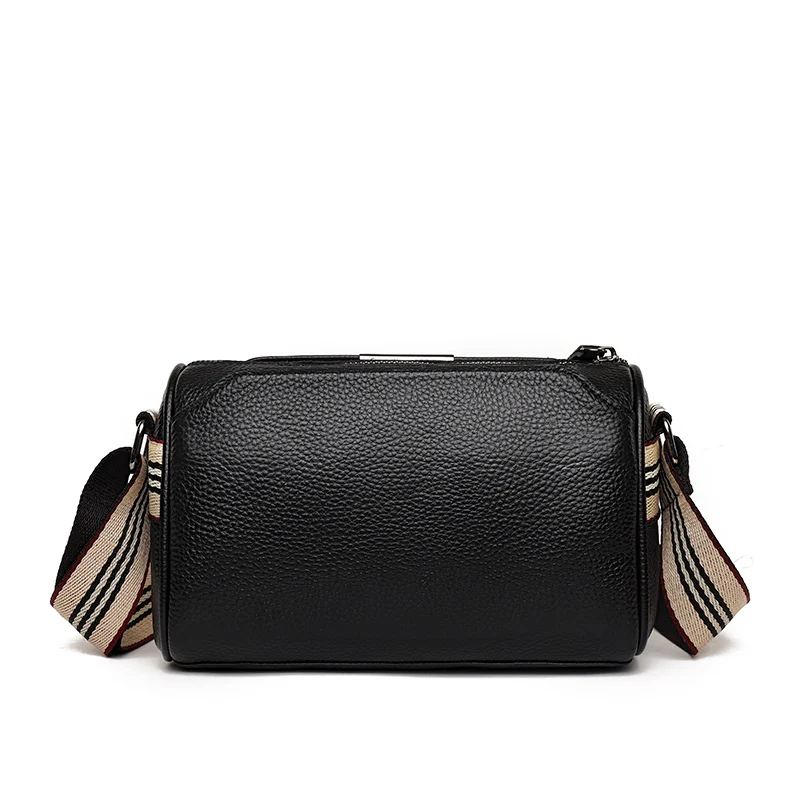 2023 Summer New Cowhide Women's Bag Soft Leather Single Shoulder Bag Luxury Bag Women's Shoulder Bag Multiple Compartments