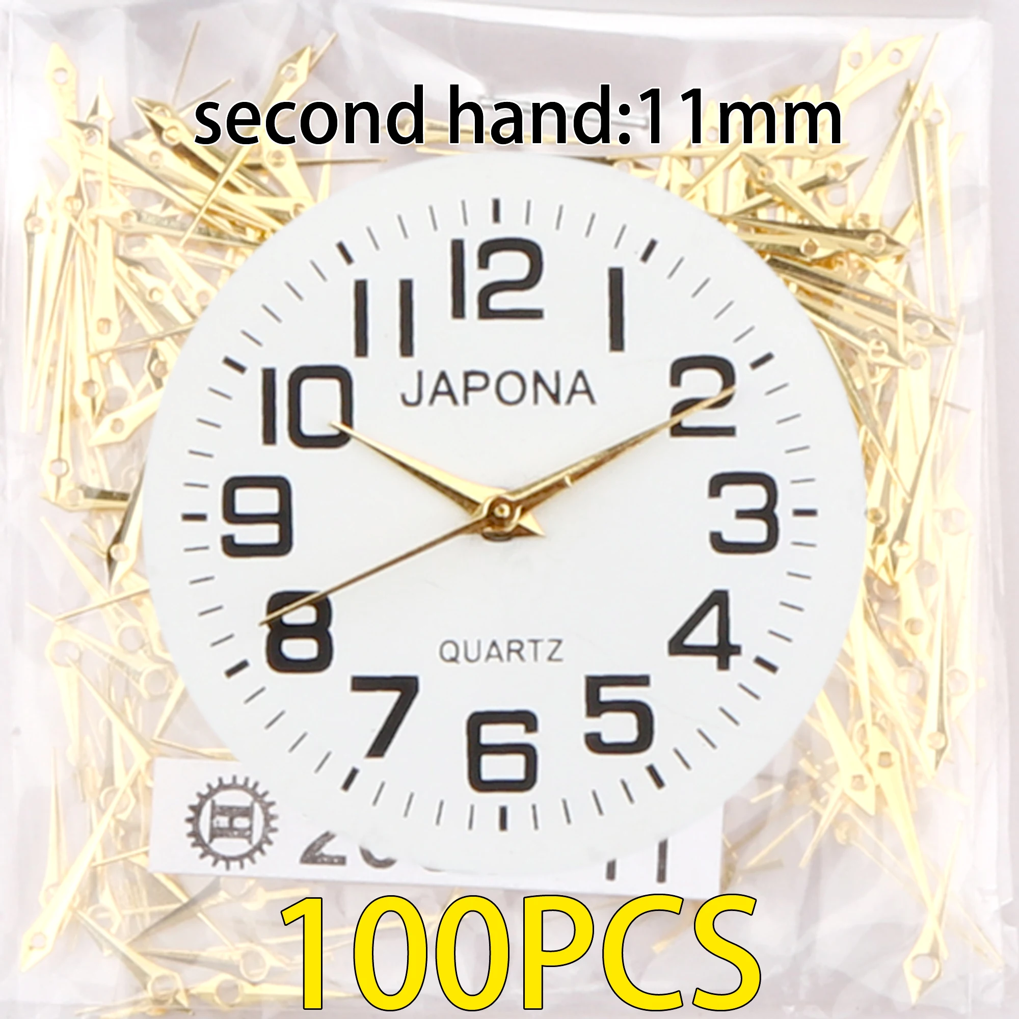 100pcs watch hands Gold Watch hand  Watch pointer 2035 watch hand, applicable PC21 hand sl68 hand gl68 hand sl39 hand pe10 hand