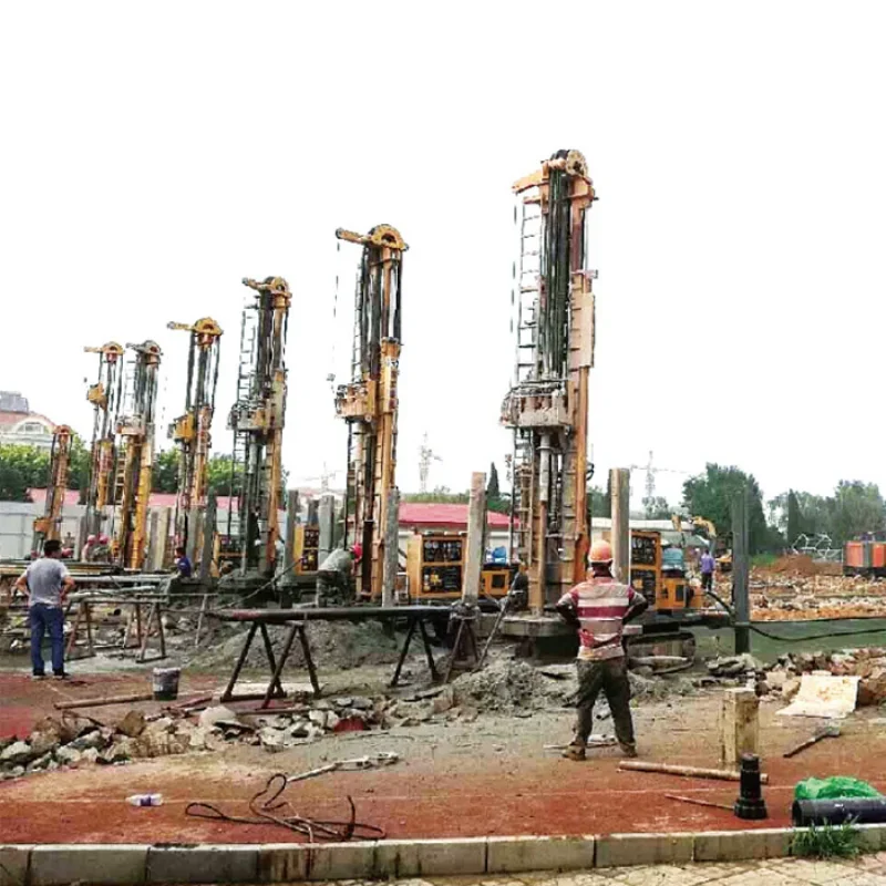 Глибина 300 м Гидравлическая установка для бурения водяных скважин XSL3/160 Китай DTH