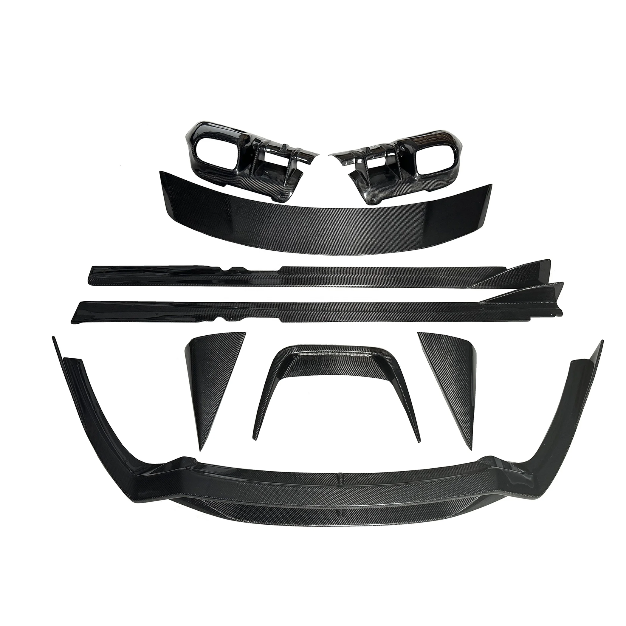 Комплект кузова из углеродного волокна F12 для аэрокета F errari заднего крыла