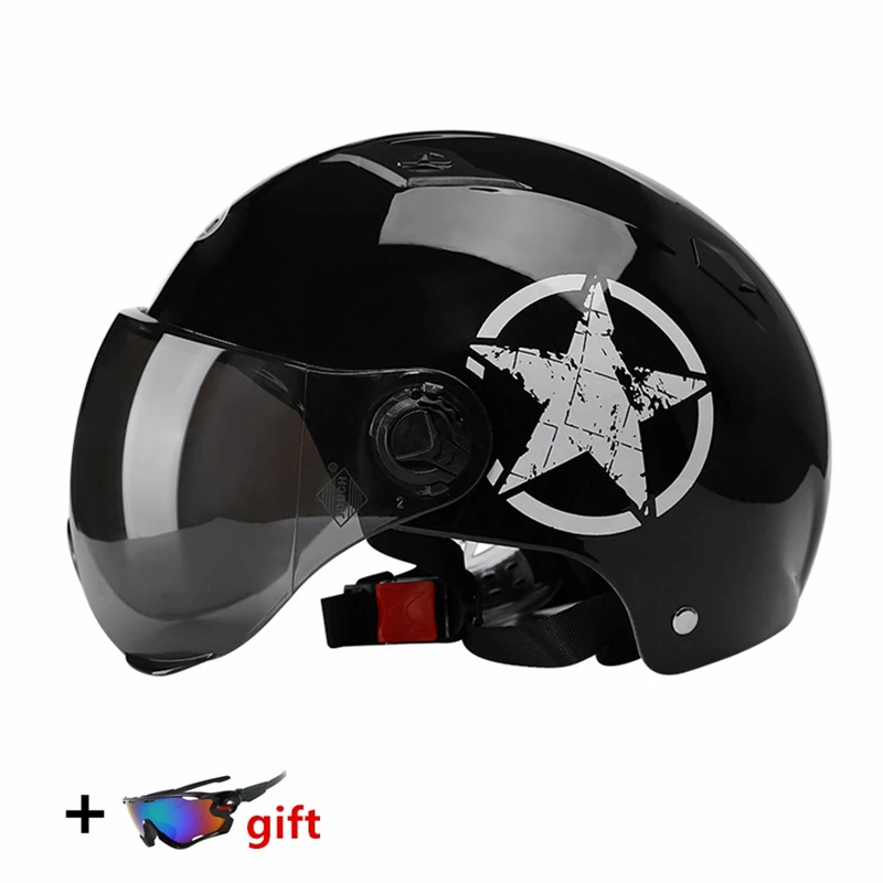 

Bicycle Helmet Men EPS Integrally-molded Breathable Cycling Helmet Women Goggles Lens MTB Road Bike motorcycle Safety Helmet
