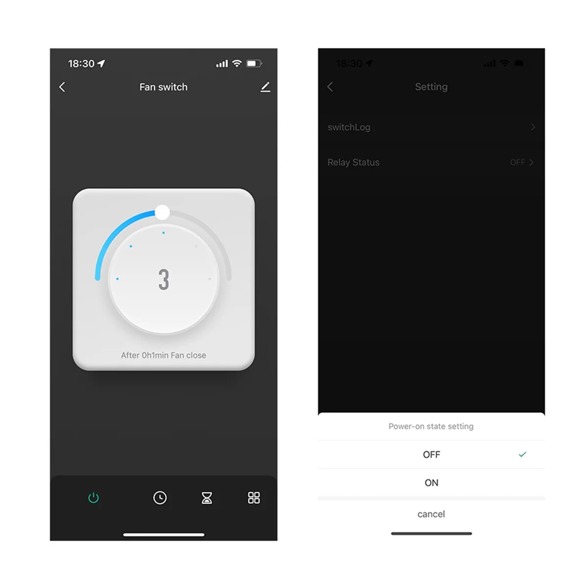 Умный переключатель вентилятора Wi-Fi 5-скоростное управление поворотные/ручные
