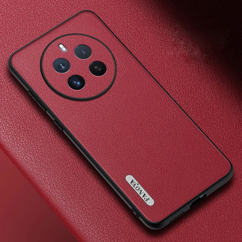 Противоударный кожаный чехол для Realme 12 4G мягкая задняя крышка защитная