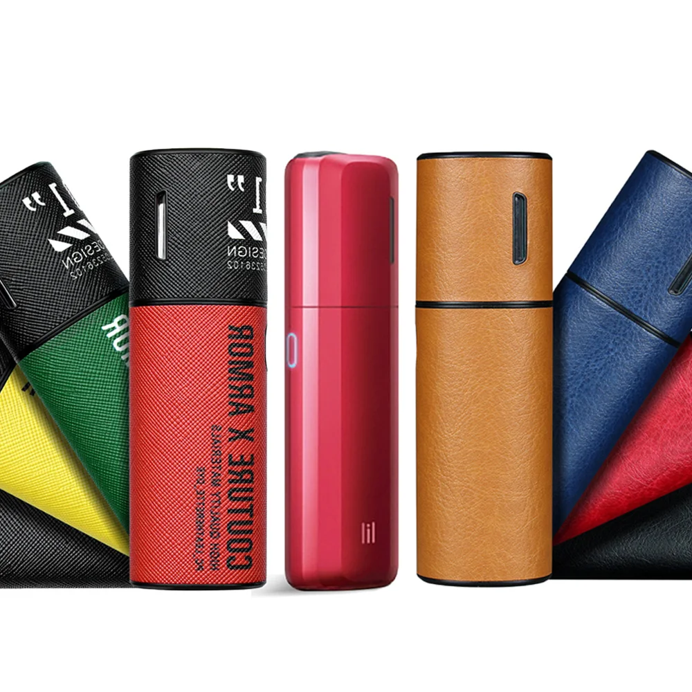 

RUORUO Leather Case for LIL Hybrid EZ Anti-drop Plastic Leather UV Printing Box Smoking Cover for LIL Accessories 12 Colors