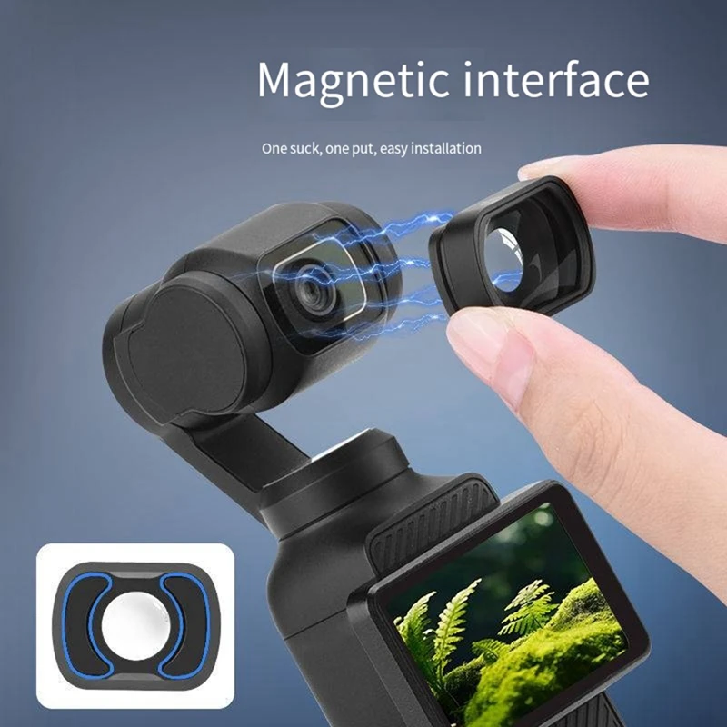 Для DJI Osmo Pocket 3 макрообъектив с панорамированием и наклоном портативный
