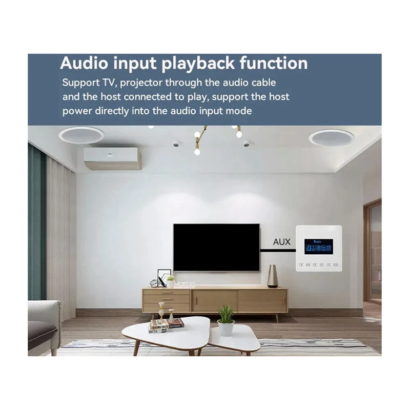 86. Мини-домашняя фоновая музыкальная система Bluetooth (86 совместимая с настенным