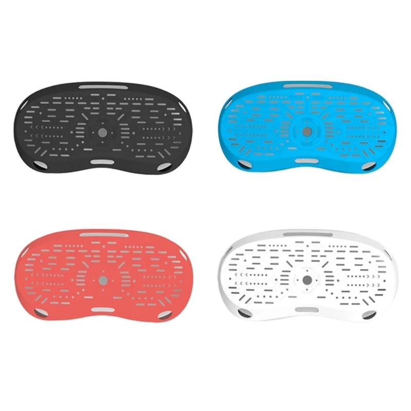 

Cooling Silica Gel Face Cover Headset Protective Shells Anti-Throw Cases for Pico 4 VR Headset Durable Silicone Sleeves