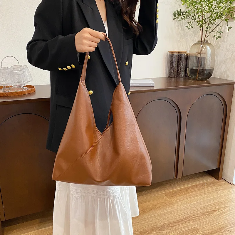 Новая повседневная сумка через плечо в стиле ретро кофейного цвета для женщин и