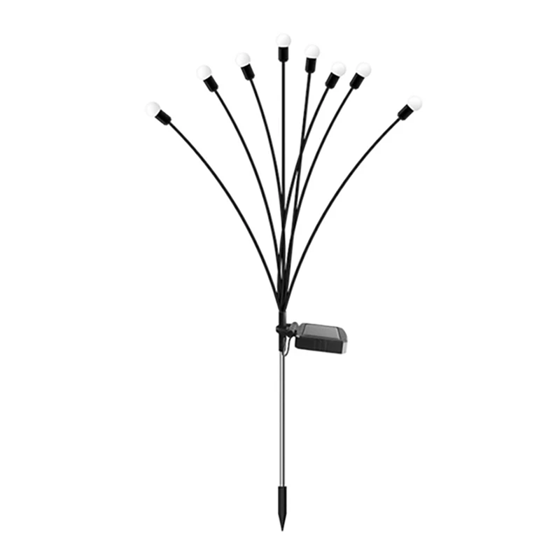 

Solar Garden Lights Lawn Stake Light Wind-Driven Swing Light Landscape Decoration Fireflies Lamp New Year Decor Light