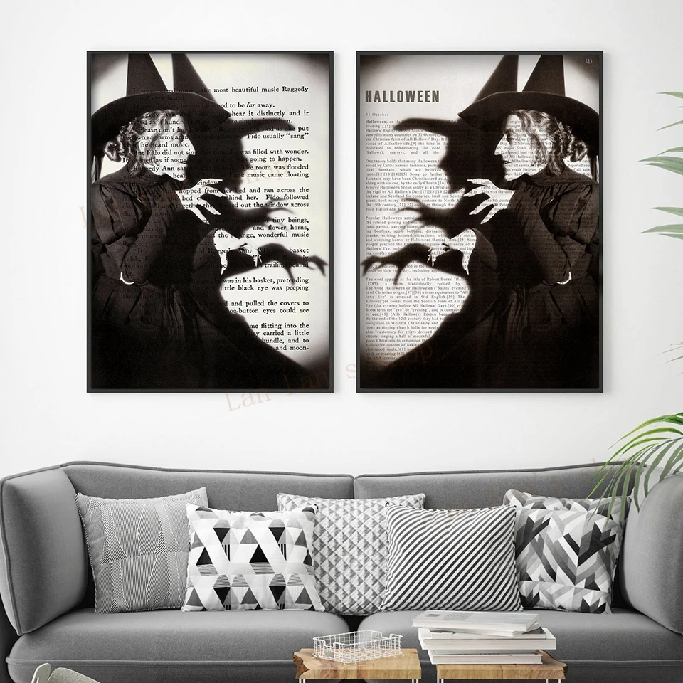 Картина на холсте с изображением плохой ведьмы Маргариты Гамильтона