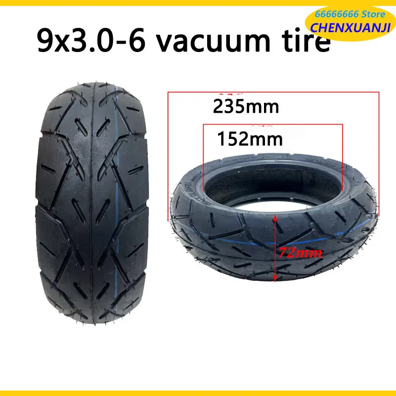 

Бескамерные шины 9x3.00-6, вакуумные шины для электроскутера, износостойкие шины 9*3,00-6