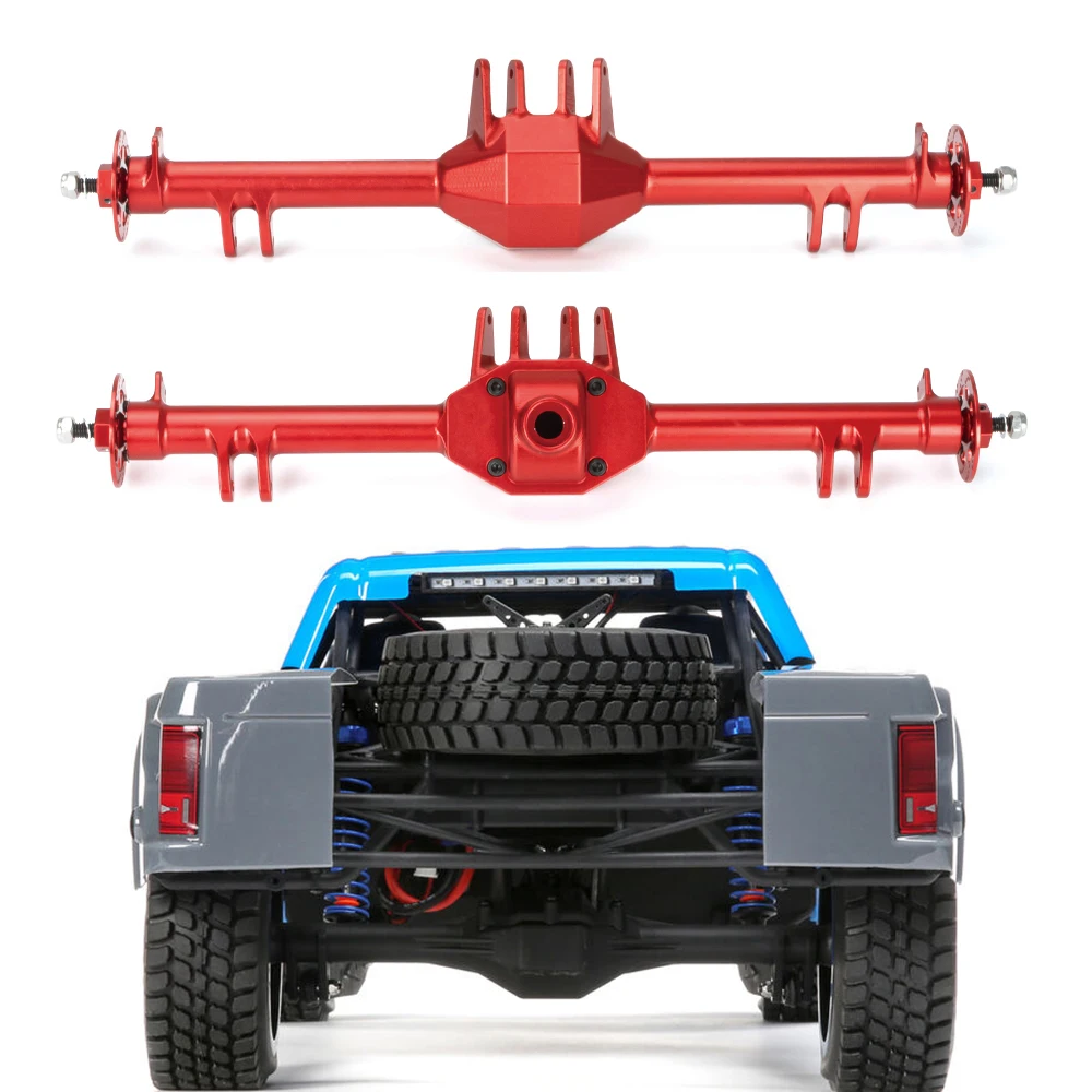 

Metal CNC Rear Axle Housing Shell Replacement for 1/10 Ford Raptor Losi Baja Rey 4WD Desert off-Road Truck Upgrade Parts