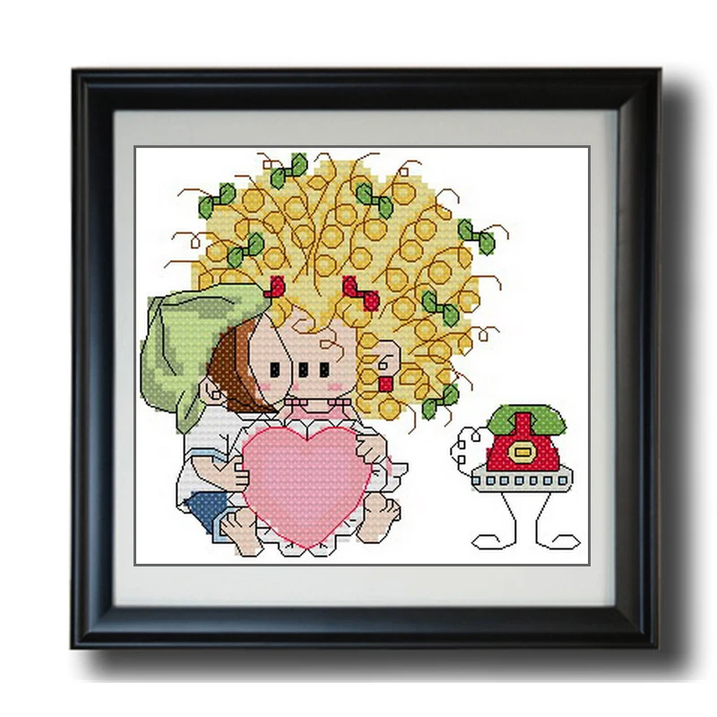 

KL013 Stich Cross Stitch Kits Craft Packages Cotton Fabric Floss Counted New Designs Needlework Embroidery Cross-Stitching